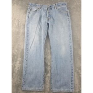 Levi's 501 Button Fly Light Wash 34x29 MSR 3427